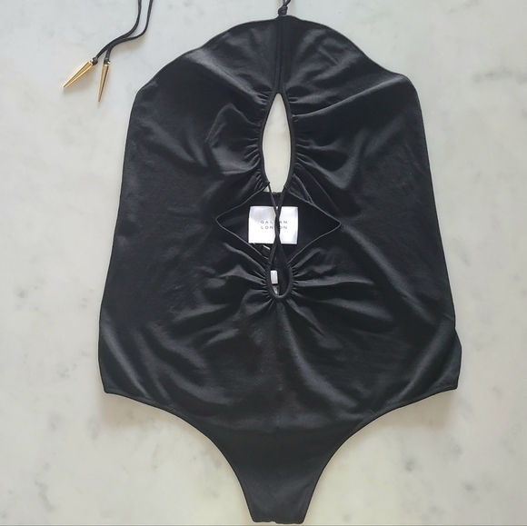GALVAN LONDON Kali Bodysuit, Size Extra Large, Black, NWT - Picture 7 of 16